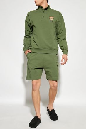 Moschino Sweatshirt From The Underwear Collection, Mens, Green