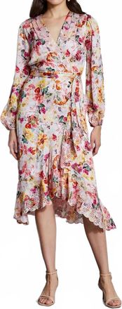 Elie Tahari Wonderland Print Dress In Multi