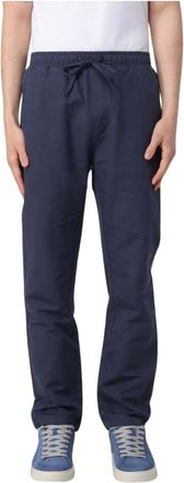 Colmar Broek met trekkoord - Heren - Sport - Blauw - Maat: XL Katoen