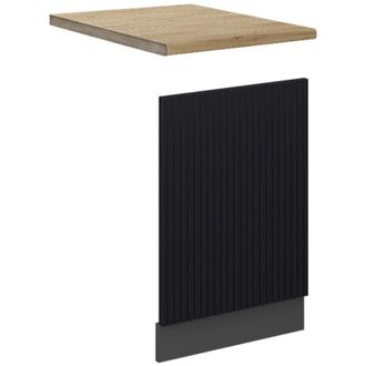 Vicco Panel Frontal Fame-line, Rayas Negras, 45 Cm, Et Roble, Vicco