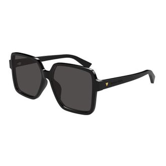 Bottega Veneta BV1317SK001 Square Full Rim Sunglasses - Black