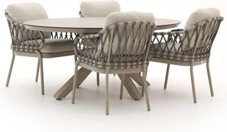 Tierra Outdoor Natal/Oblong 200cm dining tuinset 5-delig