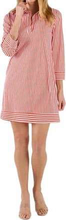 Jude Connally Finley Dress In Stripe Red