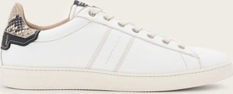 AllSaints Cow Leather Leon Leather Low Top Trainers, Size: UK 11/US 12/EU 45
