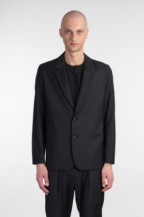 Attachment Blazer in poliestere nero