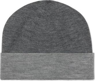 Brunello Cucinelli Cashmere and silk beanie in Dark Grey at Nordstrom, Size Xx-Large