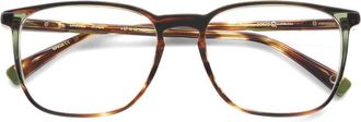 Etnia Barcelona Daniel Rectangular Acetate Frame Eyeglasses with Tortoiseshell