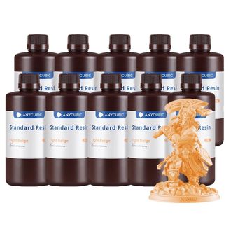 OEM Resina Uv Anycubic De 405 Nm, Capacidad De 10 Kg, Compatible Con Impresoras Lcd