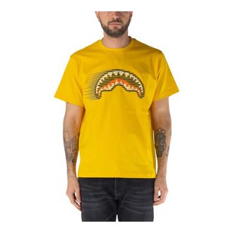 Sprayground T-Shirts, male, Yellow, L, Fastest Shark T-Shirt