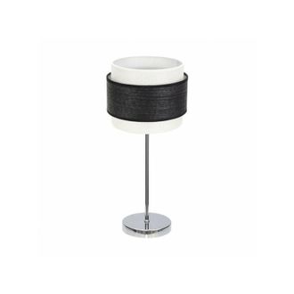 Fabrilamp Sobremesa Myriam 1xe14 Cromo/madera Negra 47x18x18 Cm