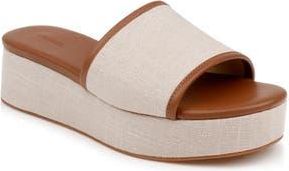 L'agence Inaya Platform Sandal in Natural Linen at Nordstrom Rack, Size 8.5