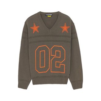 Iuter Jersey de F&uacute;tbol Estrellas - Knitwear - Hombre - Marr&oacute;n - XS
