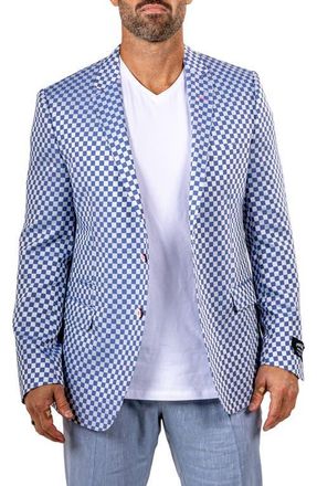 Maceoo Socrates Martyr002 Sport Coat in Blue at Nordstrom, Size 7
