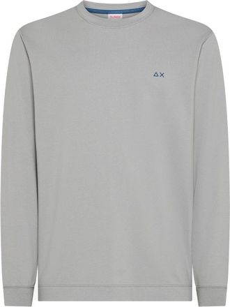 Sun 68 Truien & Vesten, Heren, Grijs, M, Katoen, T-Shirt Solid PE L/S