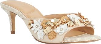 Dune London Maizy Kitten Heel Slide Sandal in Ecru at Nordstrom, Size 10Us