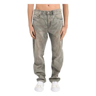 Purple Straight Jeans, male, Gray, Size: W30 Straight Jeans