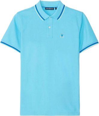Psycho Bunny Polo Granbury Aquarius Blue