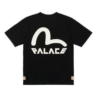 Palace X Evisu Seagull Logo T-Shirt Black P21EVTS006