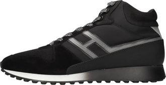 Hogan Hoge Sneakers - Heren - Sneakers - Zwart - 44 EU - Leer - Schoenen