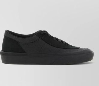 Stone Island canvas low-top lace-up sneakers