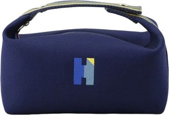 Herm&egrave;s Pre-owned Hermes Small Toile Bride A Brac H Pavillon Case Ladies BDX5TXABDMYKEXNM