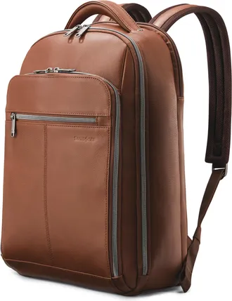 Samsonite Classic Leather Softside Backpack - Backpacks