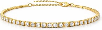 Ellie Vail Womens Camden Tennis Bracelet In Gold
