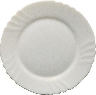 Bormioli Rocco Plato Mesa Llano 23,5cm Ebro Blanco Cristal Bormioli