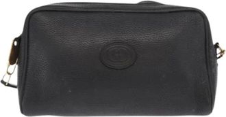 Gucci Pre-owned Cross Body Bags, female, Black, Size: ONE SIZE Pre-owned Vintage shoulder bag