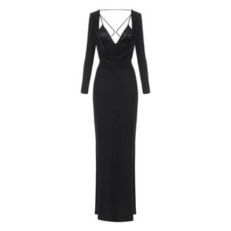 Elisabetta Franchi Mujer, Vestidos, Negro, Talla: S
