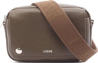 Loewe Pre-owned Loewe Small Grained Leather Pebble Crossbody Ladies RJ8GA4VTODYCGZ4S
