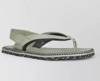 Kiko Kostadinov heel strap flat sole open toe sandal