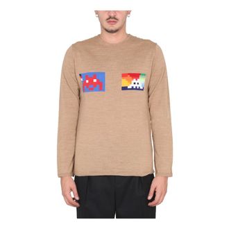 Comme Des Gar&ccedil;ons Jumper Knit - male - Comme des Gar&ccedil;ons - Round-neck Knitwear - Beige - S - Knitwear