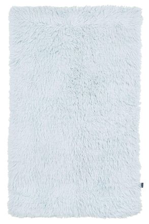 Tom Tailor Alfombra shaggy tejida a mano en lana virgen azul claro 140x190 cm