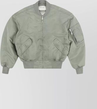 Entire studios padded drop shoulder bomber jacket