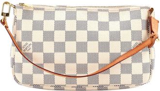 Louis Vuitton White Damier Pochette Accessoires (Authentic Pre-Loved)