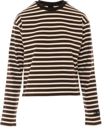 Pinko Mirtilla Ronde hals Trui - Dames - Ronde hals truien - Bruin - S - Truien & Vesten
