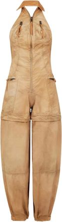 Dsquared2 Cargo jumpsuit met geverfd effect - Beige