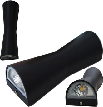 Trade Shop Trade Shop Traesio - Trade Shop - Applique Lanterna A Parete De External 10w A Dopple Led 5w + 5w Luce 6500k