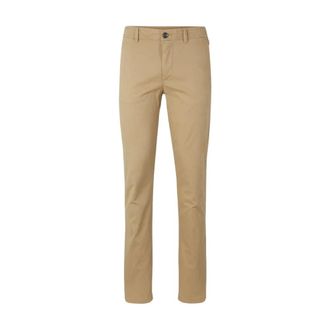 Tom Tailor Heren, Broeken, Beige, Maat: W29 L32 Katoen