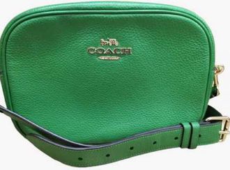 Coach Green Leather Crossbody Camera Womens Bag (Pre-Owned)