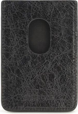 Balenciaga Mens Black Lamb Ovis Aries Wallet