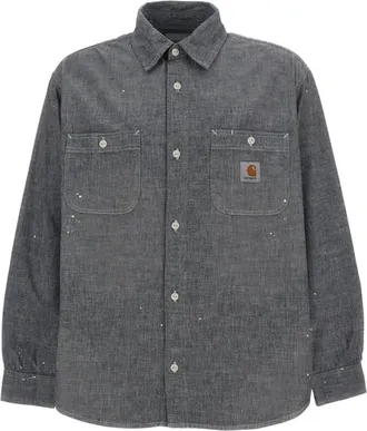 Carhartt Work in Progress Faded Black Relaxed Logo Shirt