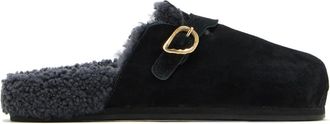 Ancient Greek Sandals Slippers Vasilita - Nero