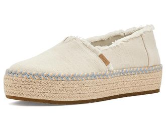 Toms Valencia Womens Shoes White Onyx : 10 B - Medium, Textile