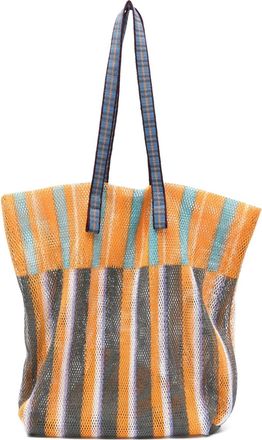 Epice Borsa tote a righe - Arancione
