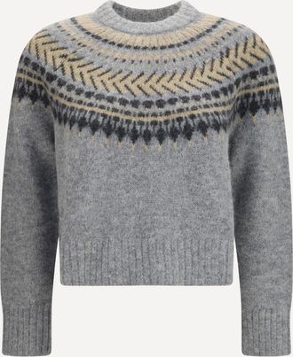 Barbour Annette Fair Isle crewneck Jumper Female S