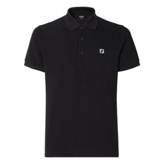 Fendi Polo shirt - male - Fendi - Polo Shirts - Black - XL - Tops