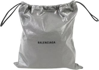 Balenciaga Pre-owned Bags, male, Gray, Size: ONE SIZE Pre-owned Vintage Pouch