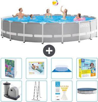 Intex Piscina Prism Frame Redonda - 610x132 Cm - 9-piezas S639